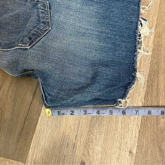 ❄️ CURRENT/ELLIOTT 'the Boyfriend' Stretch Denim Cutoff Shorts - Picture 7 of 8